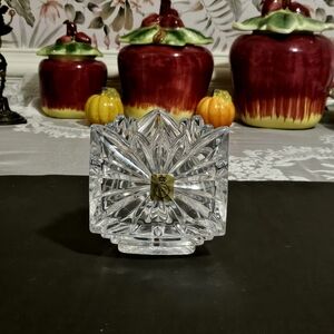 Mikasa Clear Crystal Vase